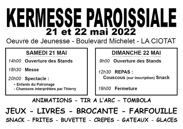 Kermesse Paroissiale 2022